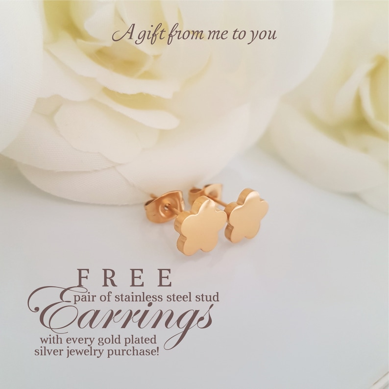 polygon studs minimalist Heptagonal 18k gold plated geometric stud earrings heptagon tiny boho flat full geo small