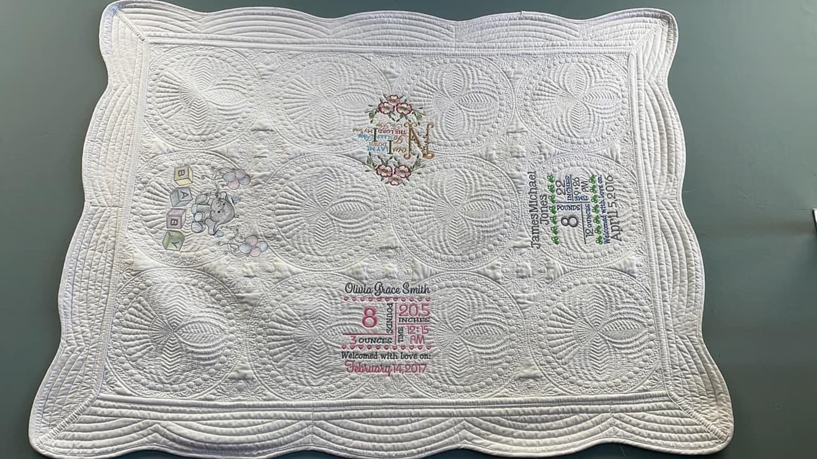 Baby Heirloom Quilt Etsy