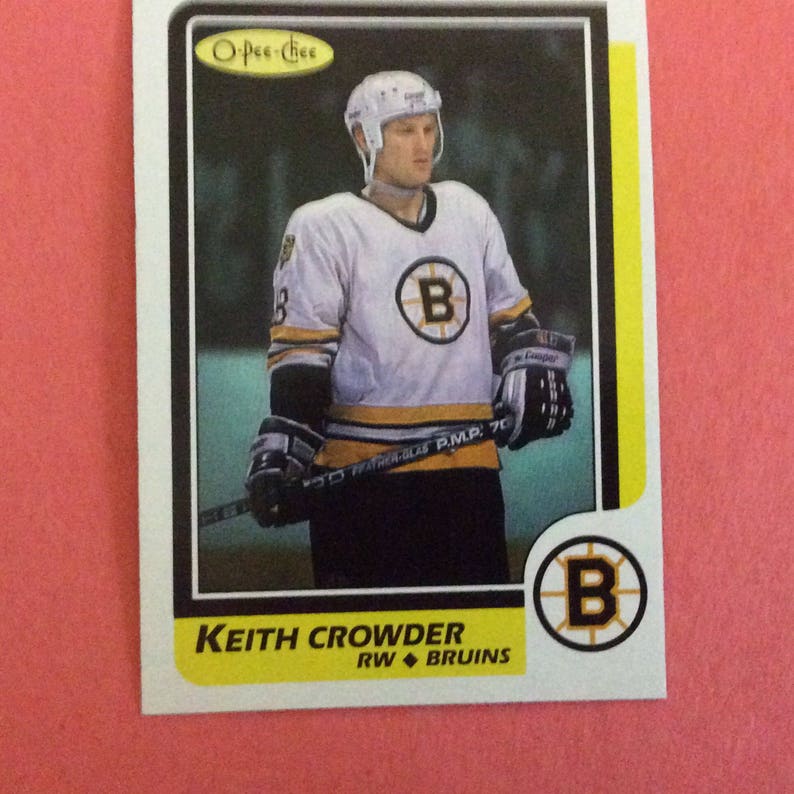 O-Pee-Chee #130 Hockey 198687 Keith Crowder