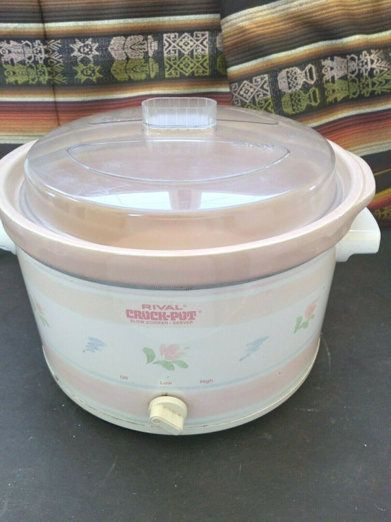 Vintage Rival Crock Pot 3355 Blush PINK Slow Cooker Pastel Etsy