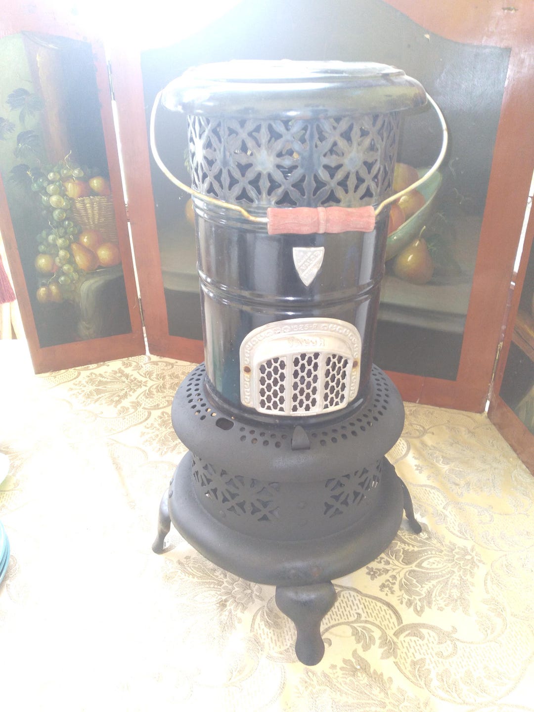 VALORの525オイルヒーター Vintage Valor 525 Paraffin Kerosene Oil Heater Made in England