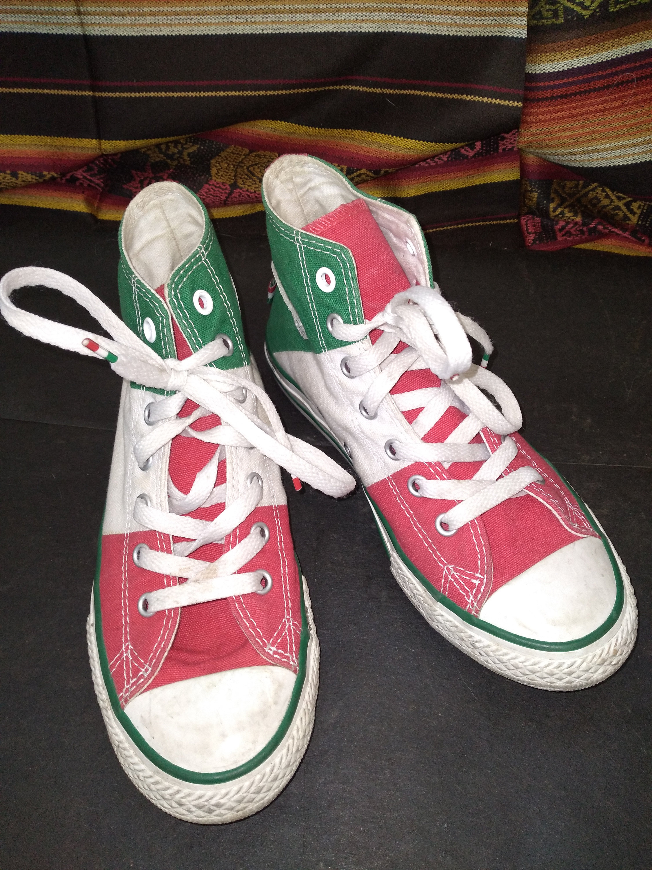 Fly Your Colors All Star Chuck Taylor High Top Mexico - Etsy