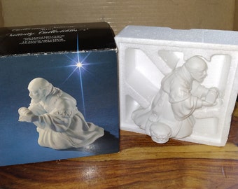 AVON Nativity Collectibles ~ Replacement Pieces ~ White Vintage with Box 1984
