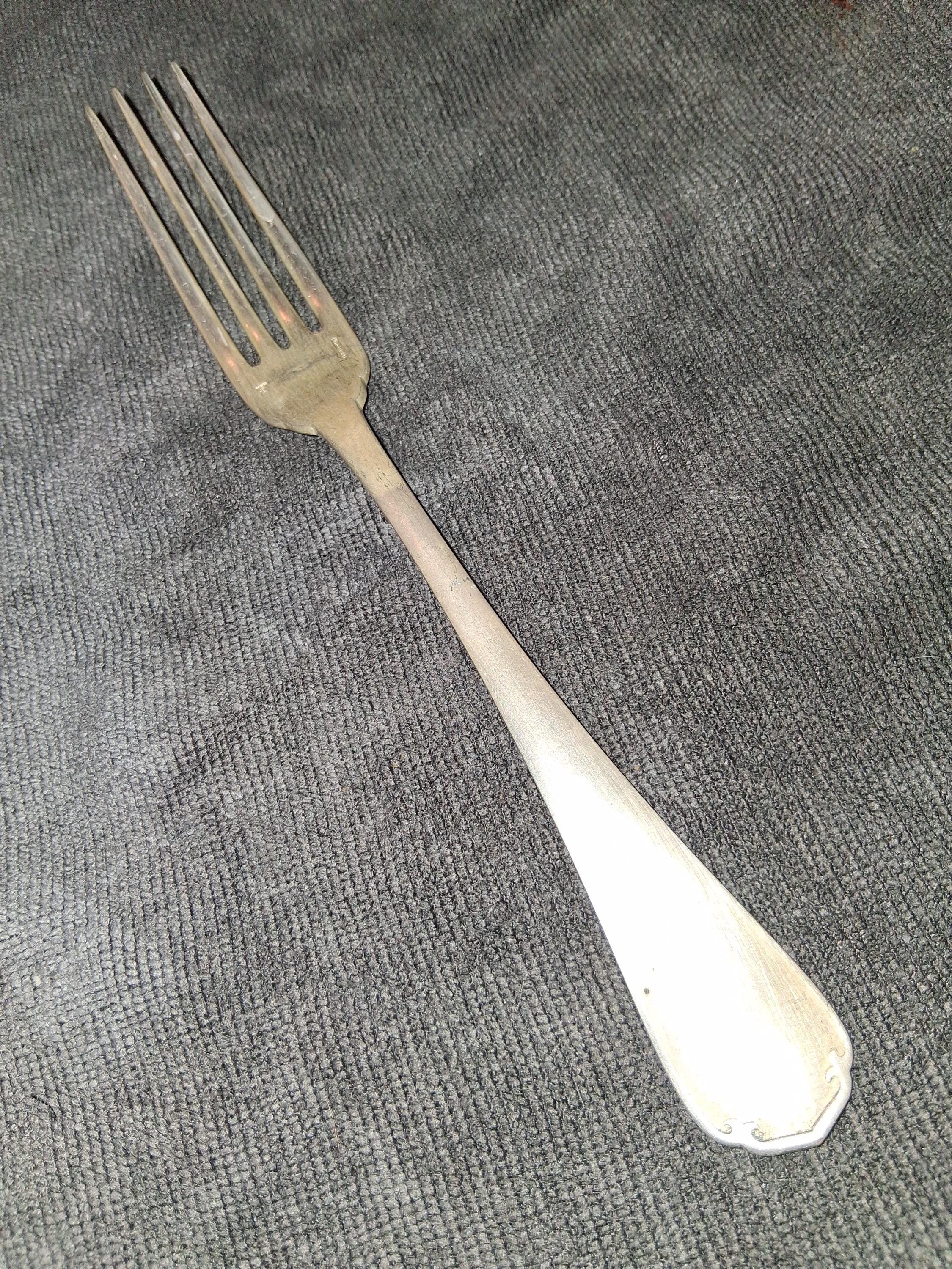 Christofle 5 Table Dinner Forks Japanese Pattern Silver Plate