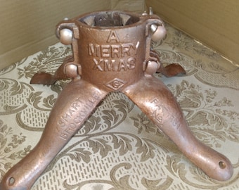 Cast Iron  Christmas Tree Stand Smart Brockville Patent 1931