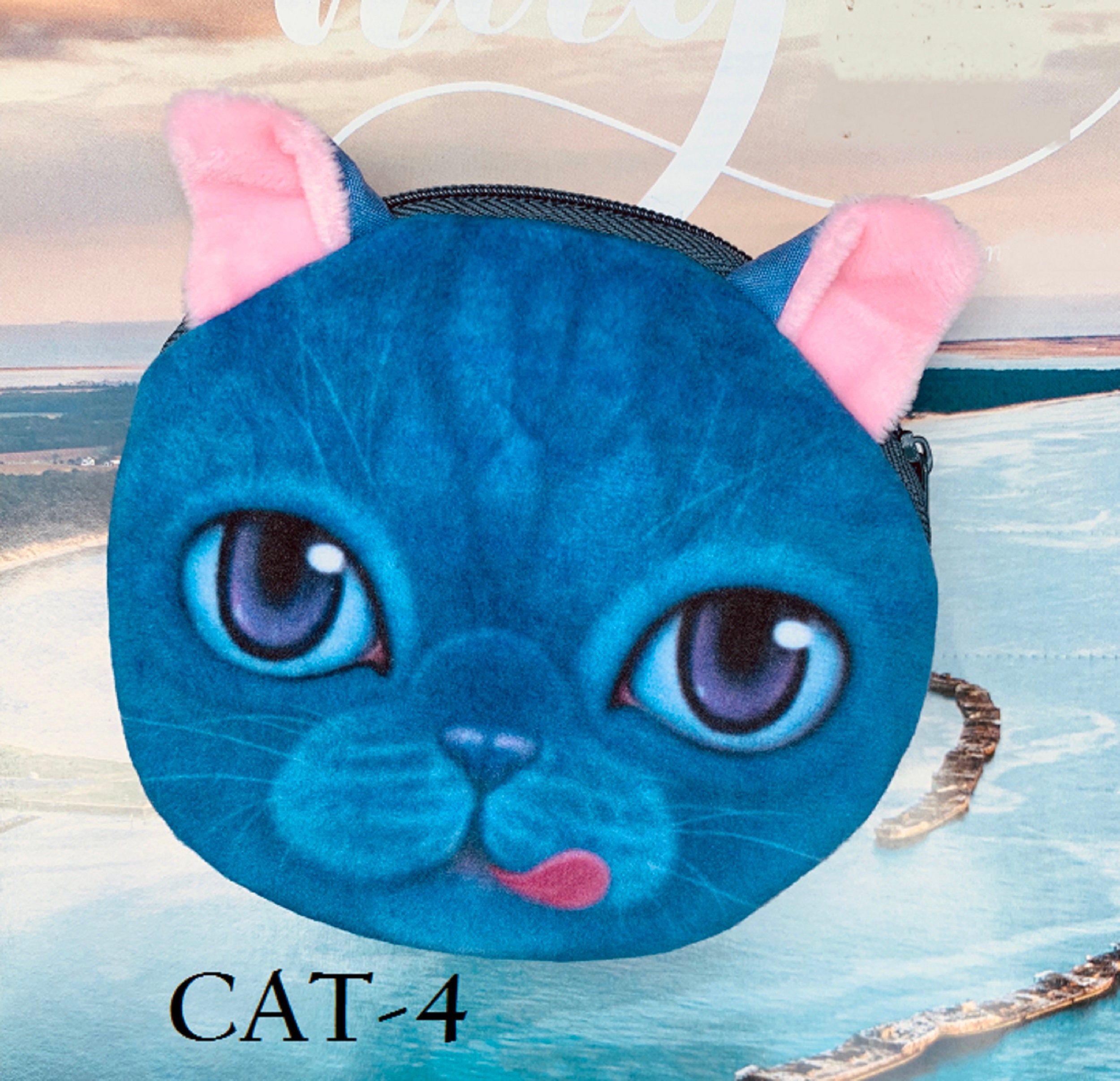 Adorable Cat Change Purse Cell Phone Accessory Best friend Etsy