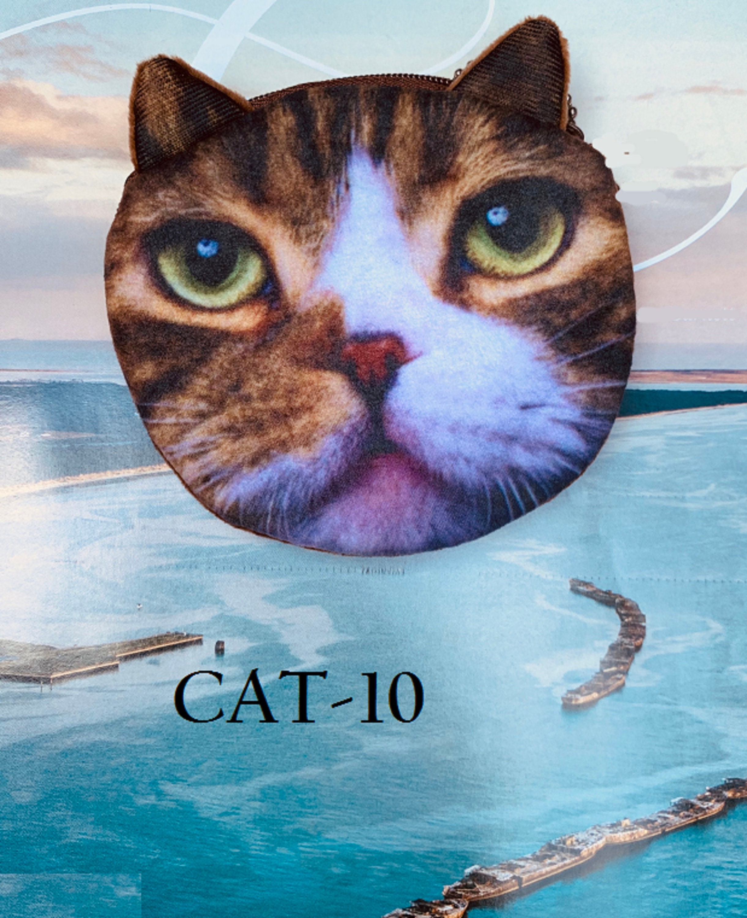 Adorable Cat Change Purse Cell Phone Accessory Best friend Gift For Her