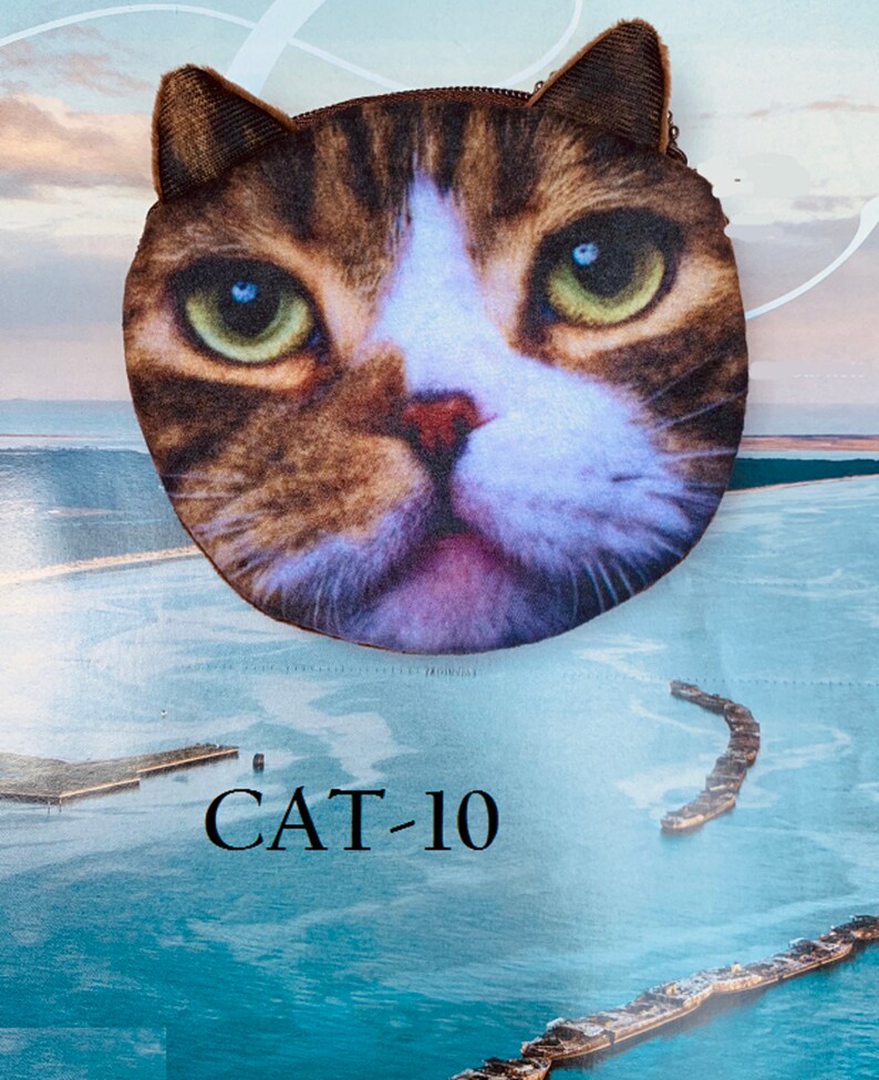 Adorable Cat Change Purse Cell Phone Accessory Best friend Gift For Her