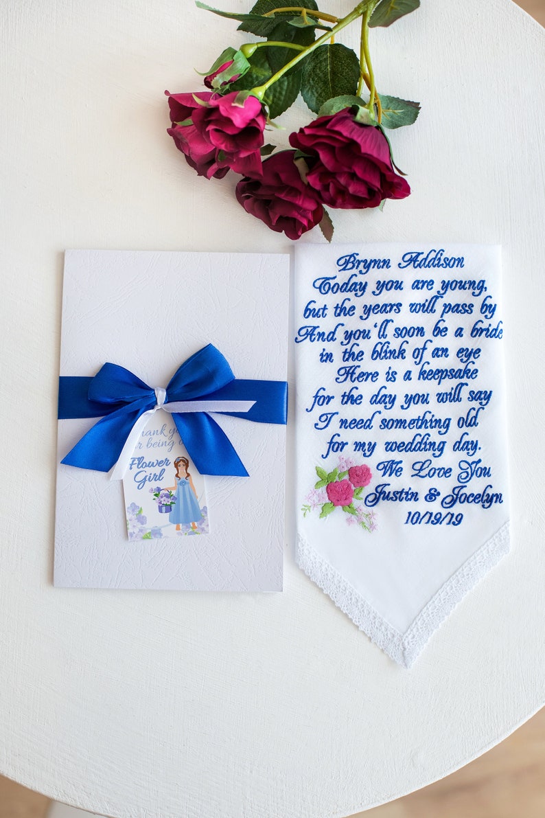 gift to bride from flower girl