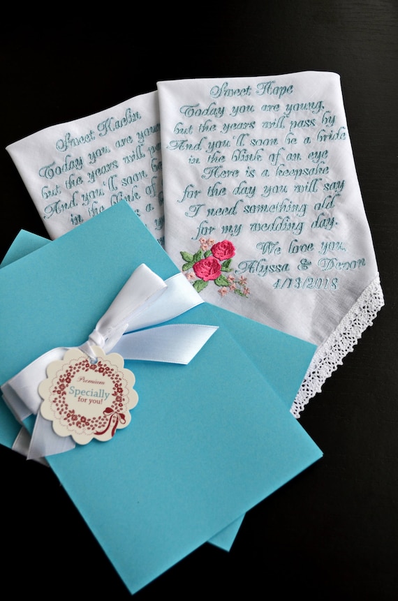 gift to bride from flower girl