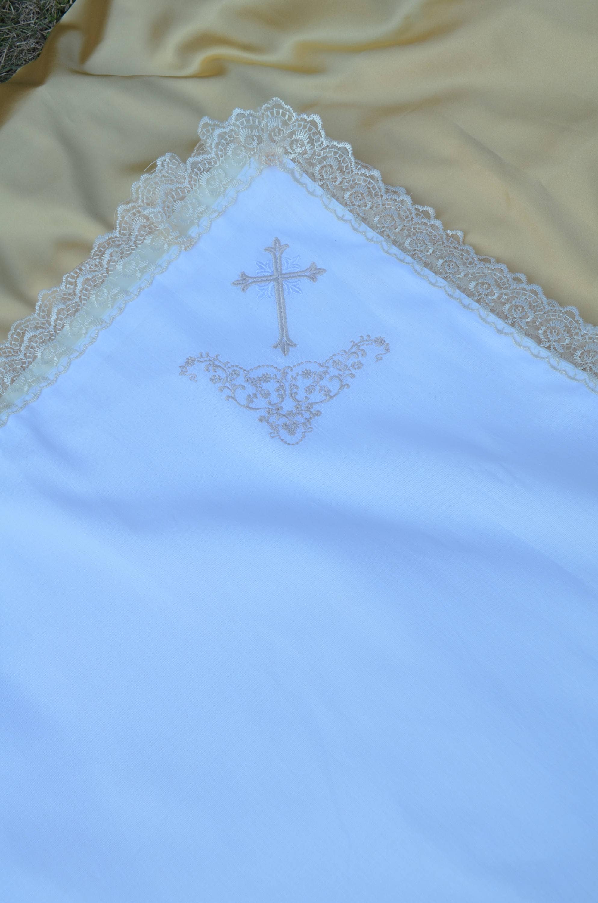 Christening blanket for Godchild gift Baptism gift for Etsy