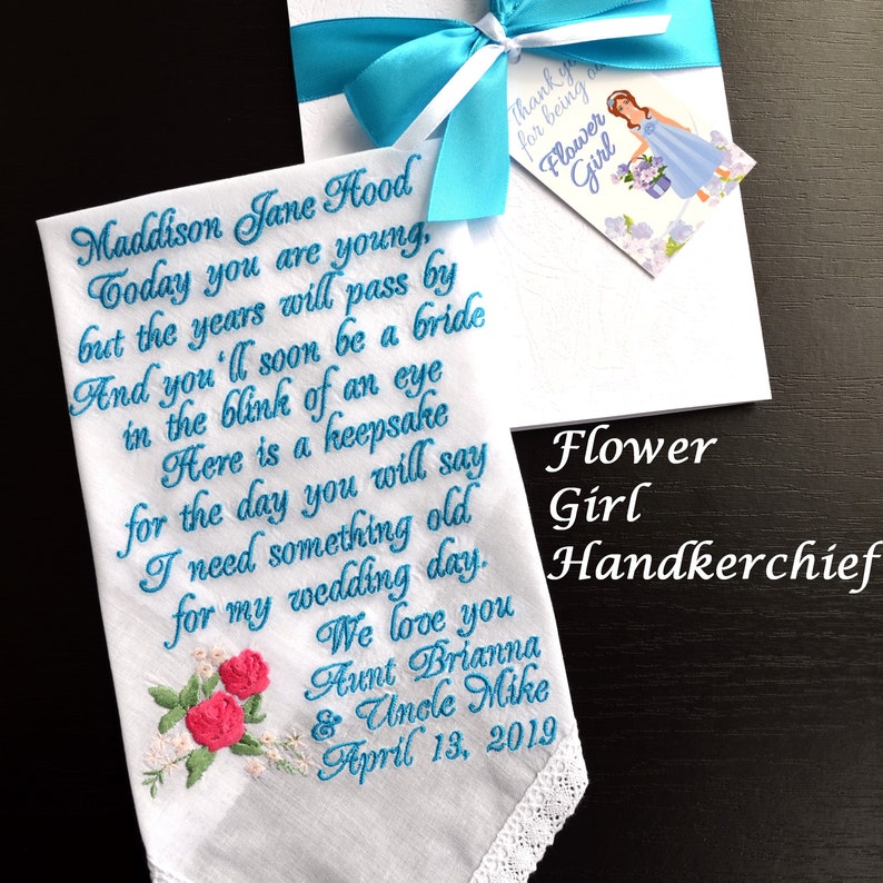 flower girl hankie