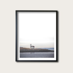 Lighthouse, San Juan Island Photography Print, Washington Wall Decor, Art