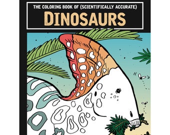 Målarbok med (vetenskapligt korrekta) dinosaurier: Digital/Direkt nedladdning