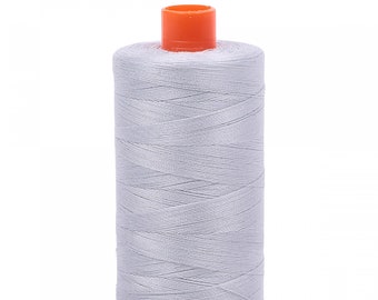 Mako 50WT Cotton Thread | Dove | Aurifil #2600 | 1422 Yards