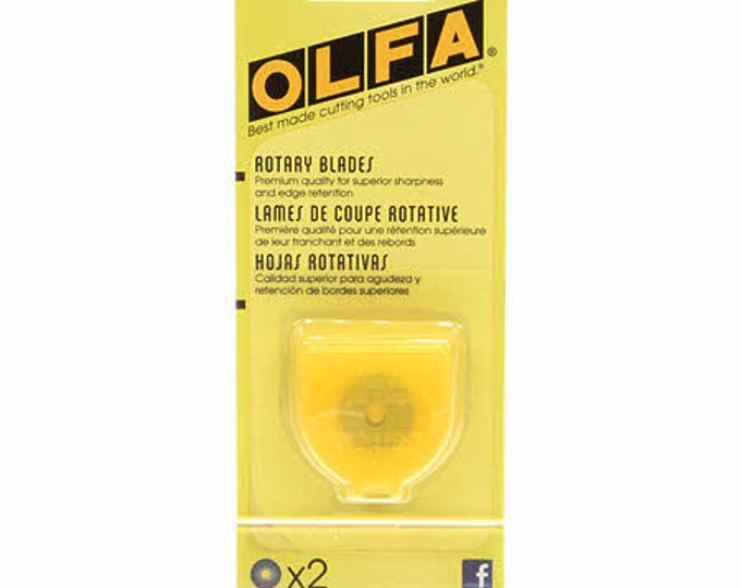 Olfa 18mm Replacement Rotary Blade - 2pk