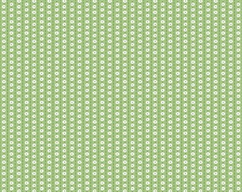 STITCH by Lori Holt for Riley Blake -  C10926 Daisy Chain Green - 1/2 yd Increments, Cut Continuously OR Fat Quarter