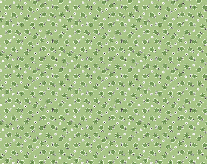 STITCH by Lori Holt for Riley Blake -  C10925 Bloom Green - 1/2 yd Increments, Cut Continuously OR Fat Quarter