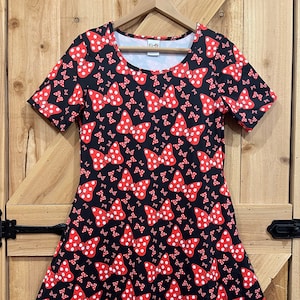 Minnie Mouse Dress Women Etsy