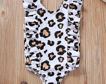 baby leopard bathing suit