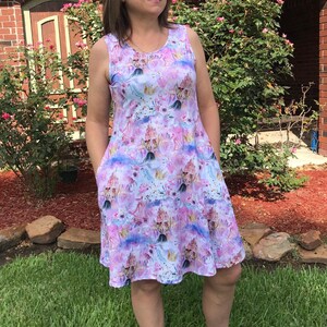 Disney dress Nightmare Before Christmas Oogie Boogie Zero Jack Skellington Sally hitchhiking ghost print dress for women XS - 3XL plus size image 3