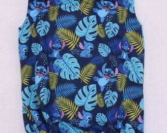 Disney Stitch tropical print boy romper