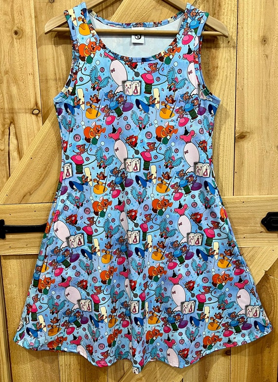 Disney Dress Cinderella Mice Print Disney Park Dress for - Etsy