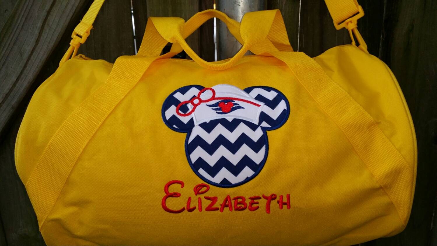 Duffel bag carry on Disney cruise bag sailor mickey minnie Etsy