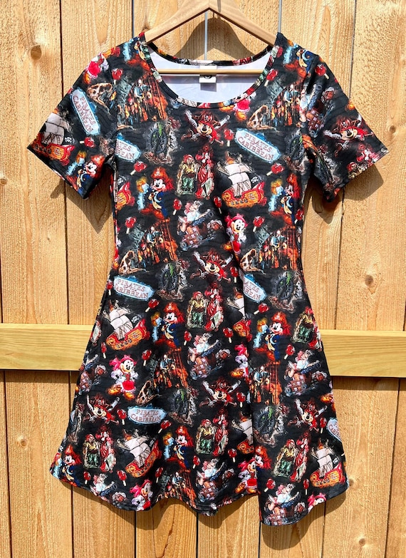 disney print dress ladies Disney's Frozen Collection by Unique Vintage Plus Size Fair Isle Borde