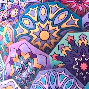 Vestido estampado mandalas. ¡¡Ambiente de Aladdin o Epcot Marruecos!! Vestido para mujer con bolsillos talla grande lindo manga corta imagen 4