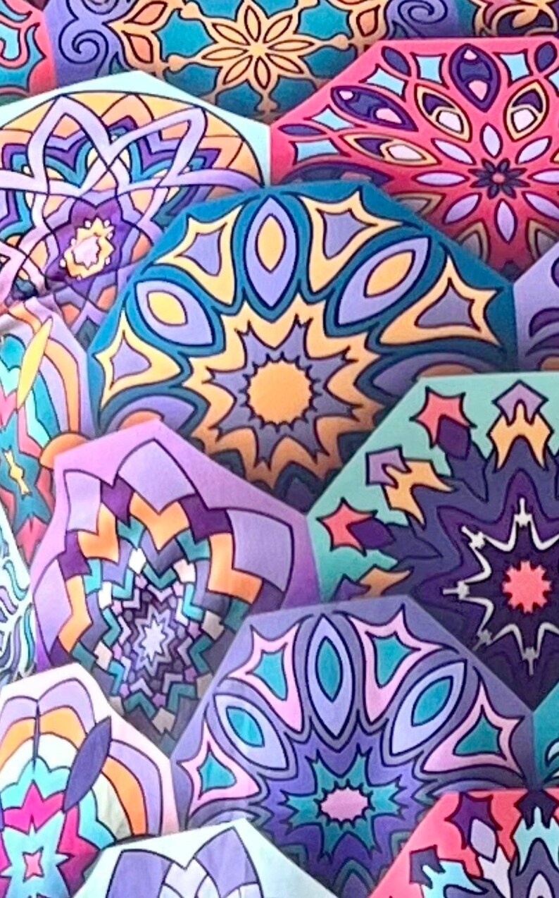 Vestido estampado mandalas. ¡¡Ambiente de Aladdin o Epcot Marruecos!! Vestido para mujer con bolsillos talla grande lindo manga corta imagen 4