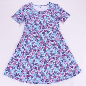blue and pink women's dress Mom & Me