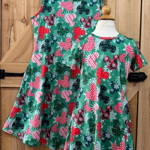 Holiday Mickey Dress Plus Size - Etsy