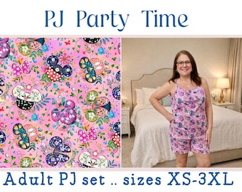 Disney pajamas for women spring flowers Mickey Minnie print pink short pajama set PJ party