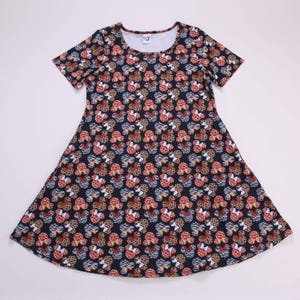 Vestido Animal Kingdom Disney Minnie Mouse Safari Mamá e hija leopardo cebra jirafa BOLSILLOS Listo para enviar para niños, adultos talla regular y tallas grandes imagen 7