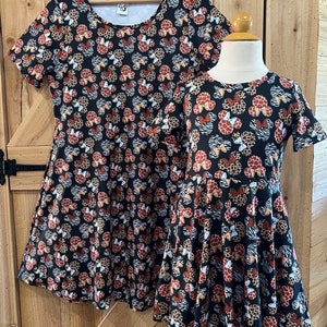 Dress Animal Kingdom Disney Minnie Mouse Safari Mommy and me leopard zebra giraffe POCKETS Ready To Ship kids, adult regular and plus size