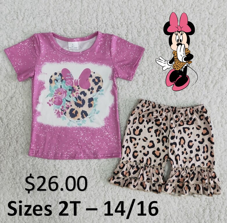 minnie mouse leopard shirt