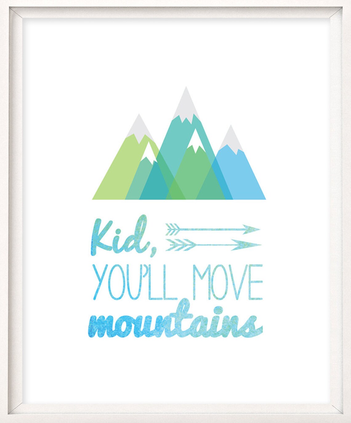 Mountain Nursery art Instant Download 8x10 Woodland Etsy
