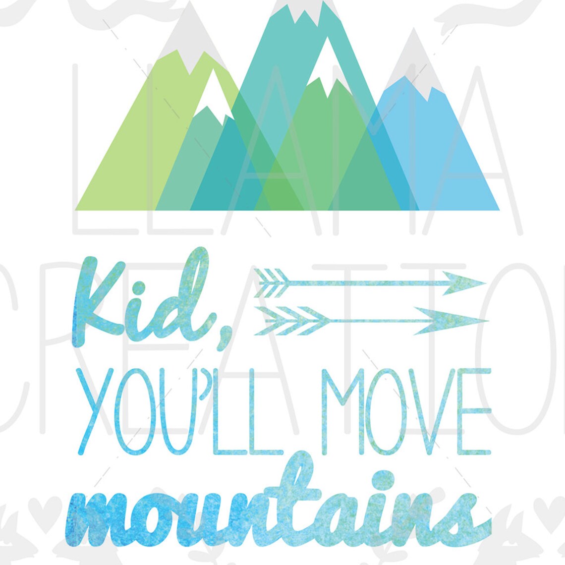 Mountain Nursery art Instant Download 8x10 Woodland Etsy