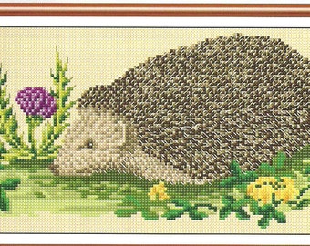 Hedgehog Cross Stitch Pattern, Hedgehog animal pattern, animal cross stitch pattern, pdf pattern, children pattern, kids pattern