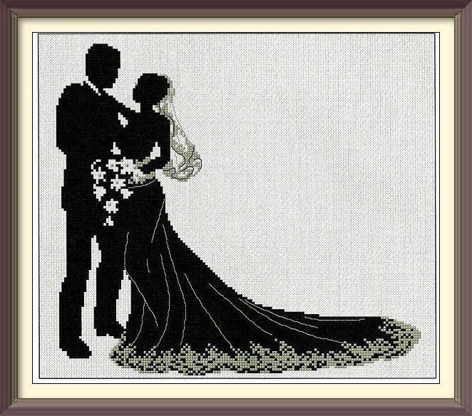 Wedding Cross Stitch Pattern Wedding count stitch pattern Etsy