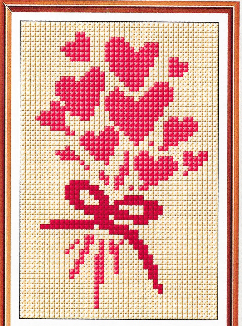 Valentine's Cross Stitch Pattern, Pdf Instant Download Xstitch Design ...