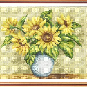 Cross Stitch Pattern - Sunflowers 2