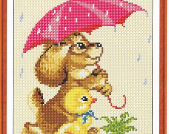 Friends cross stitch kids design, pdf instant download xstitch design, pdf cross stitch pattern to download, aida count xstitch pdf pattern