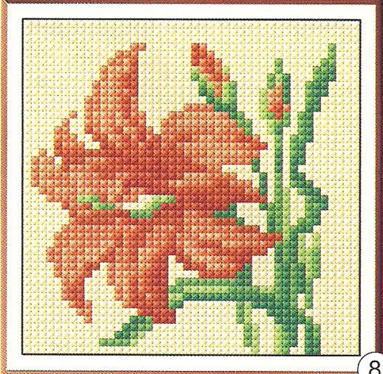 Lilium Cross Stitch Pattern , Flower Cross Stitch Pattern, Spring ...