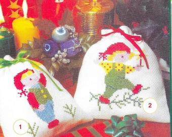 6 Christmas patterns, pdf download cross stitch pattern, xstitch pdf pattern, christmas pdf, christmas design,holiday, xmas pattern instant