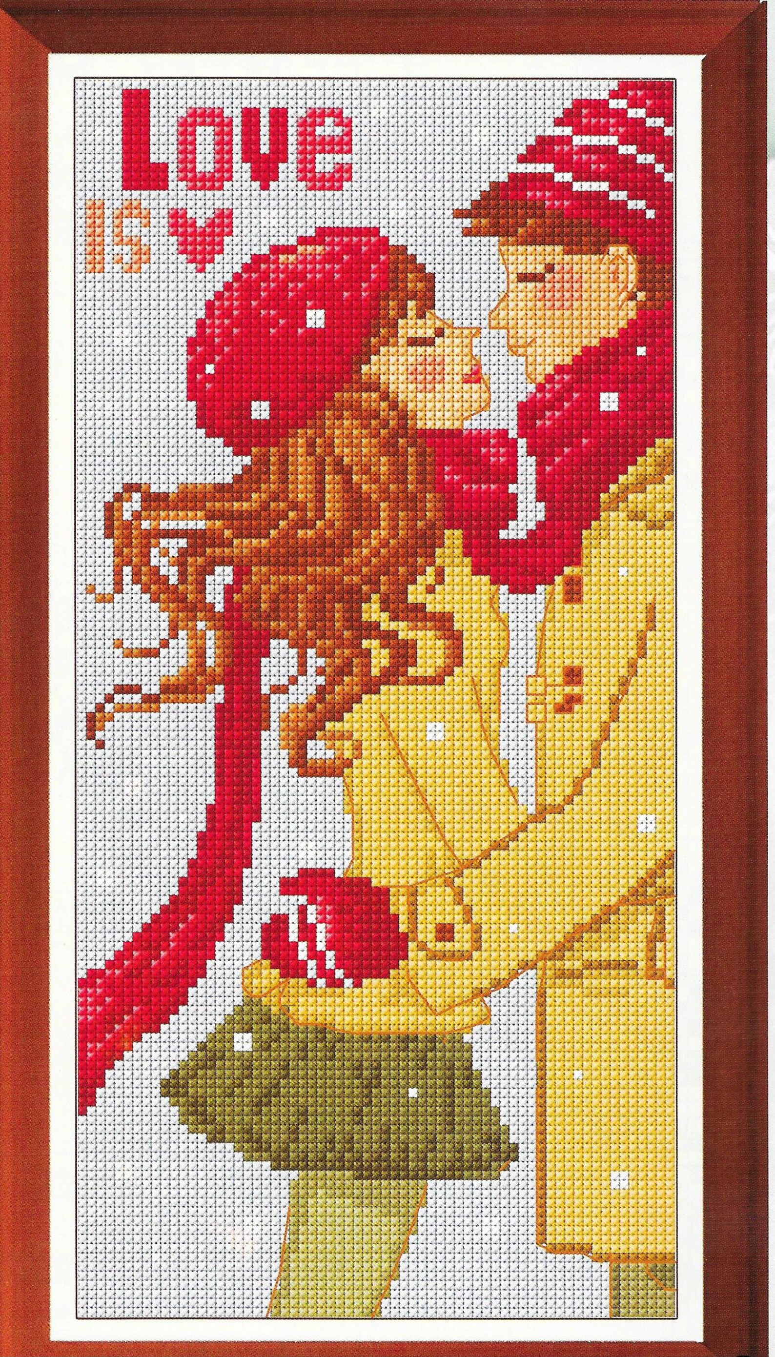 Valentine's Cross Stitch Pattern Pdf Instant Download - Etsy