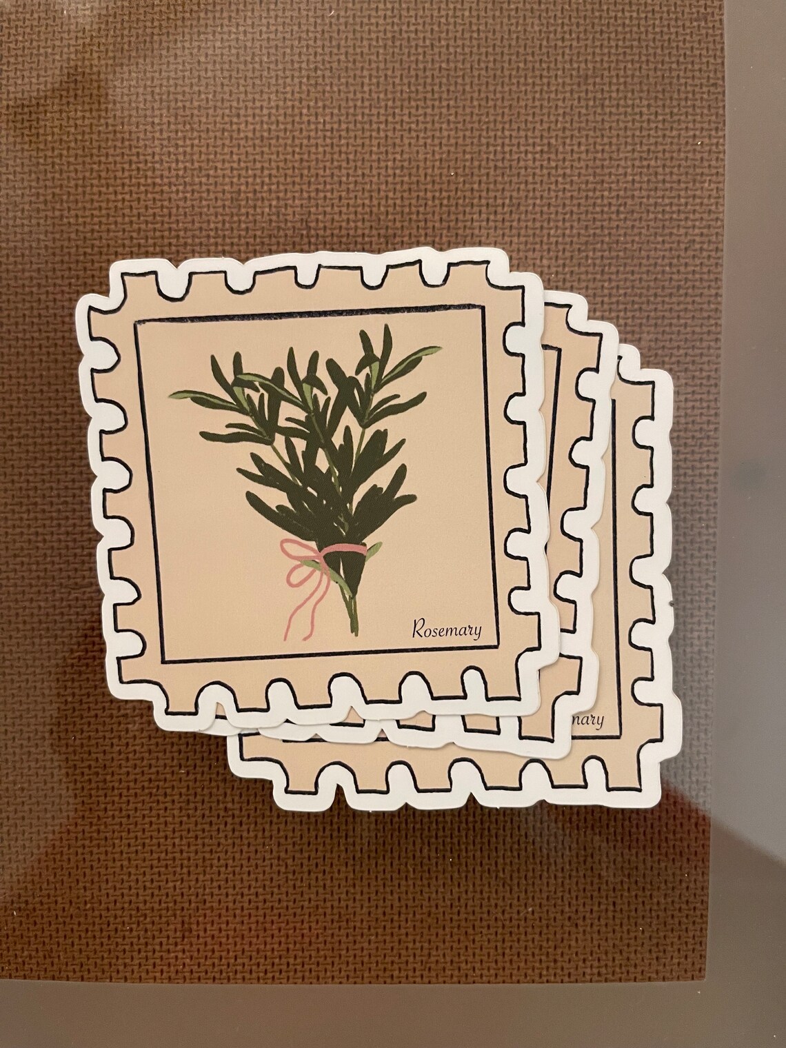 Rosemary Sticker Die-cut Sticker Rosemary Sprig - Etsy