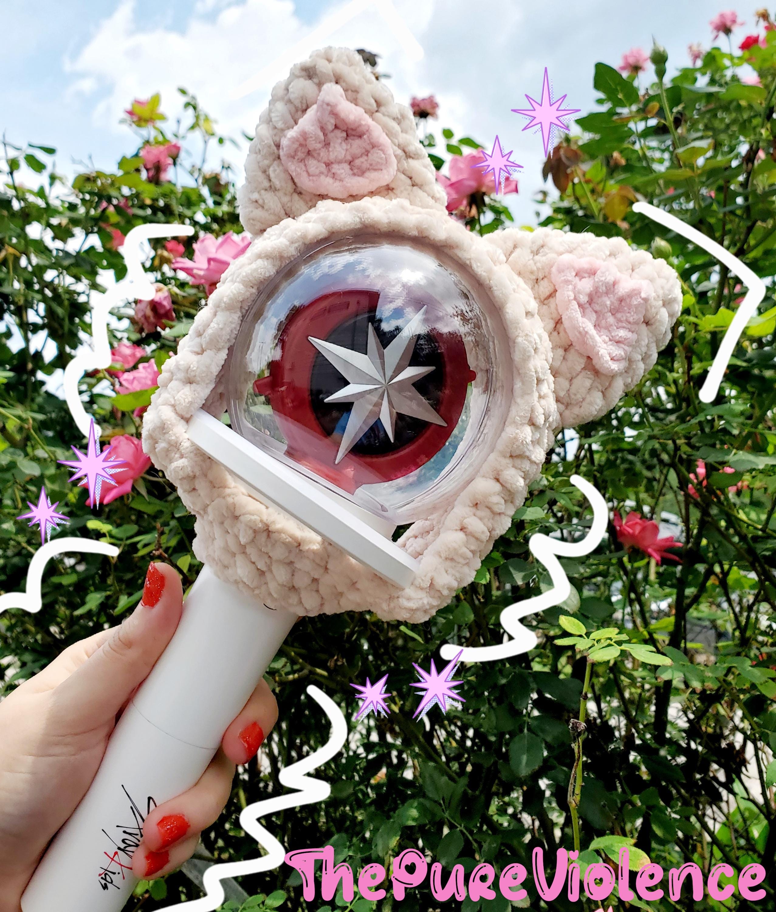 Stray Kids Crochet Lightstick Cover Skzoo Kpop - Etsy