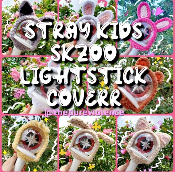 Stray Kids Crochet Lightstick Cover Skzoo Kpop - Etsy